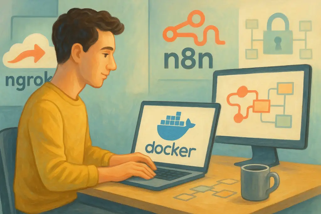 n8n + ngrok: Free Local Setup Guide